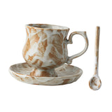 Maxbell Tea Cup and Saucer Set Novelty Stylish Coffee Cup for Office Wedding Kitchen