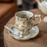 Maxbell Tea Cup and Saucer Set Novelty Stylish Coffee Cup for Office Wedding Kitchen