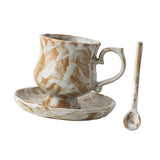 Maxbell Tea Cup and Saucer Set Novelty Stylish Coffee Cup for Office Wedding Kitchen