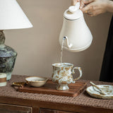 Maxbell Tea Cup and Saucer Set Novelty Stylish Coffee Cup for Office Wedding Kitchen