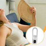 Maxbell Cooling Fan with Humidifier Outdoor with Timer Outside USB Personal Desk Fan White