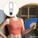 Maxbell Cooling Fan with Humidifier Outdoor with Timer Outside USB Personal Desk Fan White