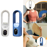 Maxbell Cooling Fan with Humidifier Outdoor with Timer Outside USB Personal Desk Fan White