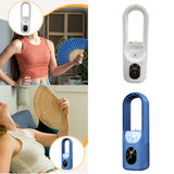 Maxbell Cooling Fan with Humidifier Outdoor with Timer Outside USB Personal Desk Fan White