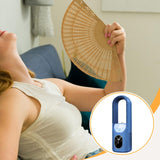 Maxbell Cooling Fan with Humidifier Outdoor with Timer Outside USB Personal Desk Fan Blue