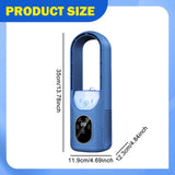 Maxbell Cooling Fan with Humidifier Outdoor with Timer Outside USB Personal Desk Fan Blue