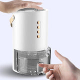 Maxbell Air Dehumidifier Compact Electric Mini Dehumidifier for Basement Bathroom RV white