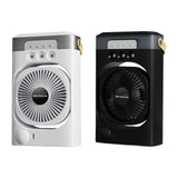 Maxbell Portable Air Conditioner with 600ml Water Tank Personal Desktop Electric Fan White