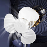 Maxbell Portable Air Conditioner with 600ml Water Tank Personal Desktop Electric Fan White