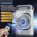 Maxbell Portable Air Conditioner with 600ml Water Tank Personal Desktop Electric Fan White