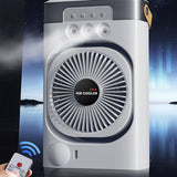 Maxbell Portable Air Conditioner with 600ml Water Tank Personal Desktop Electric Fan White