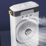 Maxbell Portable Air Conditioner with 600ml Water Tank Personal Desktop Electric Fan White
