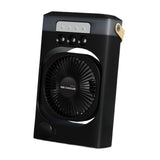 Maxbell Portable Air Conditioner with 600ml Water Tank Personal Desktop Electric Fan Black