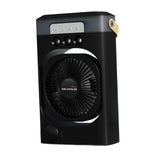 Maxbell Portable Air Conditioner with 600ml Water Tank Personal Desktop Electric Fan Black