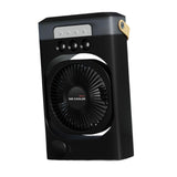 Maxbell Portable Air Conditioner with 600ml Water Tank Personal Desktop Electric Fan Black