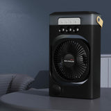 Maxbell Portable Air Conditioner with 600ml Water Tank Personal Desktop Electric Fan Black