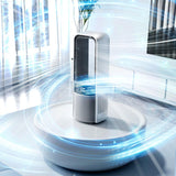 Maxbell Bladeless Desk Fan with Light Portable Air Conditioner for Dorm Table Office