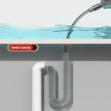 Maxbell Flexible Plumbing Drill Pipe Cleaner Drain Snake Cable for Sewer Toilet Sink 2m