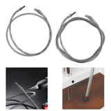 Maxbell Flexible Plumbing Drill Pipe Cleaner Drain Snake Cable for Sewer Toilet Sink 2m