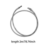 Maxbell Flexible Plumbing Drill Pipe Cleaner Drain Snake Cable for Sewer Toilet Sink 2m