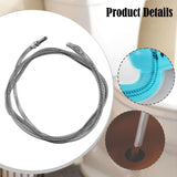Maxbell Flexible Plumbing Drill Pipe Cleaner Drain Snake Cable for Sewer Toilet Sink 4m