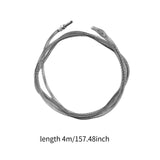 Maxbell Flexible Plumbing Drill Pipe Cleaner Drain Snake Cable for Sewer Toilet Sink 4m