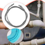 Maxbell Flexible Plumbing Drill Pipe Cleaner Drain Snake Cable for Sewer Toilet Sink 4m