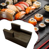 Maxbell Taco Holder Rustic Multifunctional Sushi Holder for Food Tabletop Restaurant 9cmx5cmx4.5cm