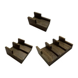 Maxbell Taco Holder Rustic Multifunctional Sushi Holder for Food Tabletop Restaurant 9cmx5cmx4.5cm