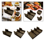 Maxbell Taco Holder Rustic Multifunctional Sushi Holder for Food Tabletop Restaurant 9cmx5cmx4.5cm