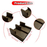Maxbell Taco Holder Rustic Multifunctional Sushi Holder for Food Tabletop Restaurant 9cmx10cmx4.5cm