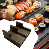 Maxbell Taco Holder Rustic Multifunctional Sushi Holder for Food Tabletop Restaurant 9cmx10cmx4.5cm