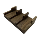 Maxbell Taco Holder Rustic Multifunctional Sushi Holder for Food Tabletop Restaurant 9cmx15cmx4.5cm