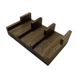 Maxbell Taco Holder Rustic Multifunctional Sushi Holder for Food Tabletop Restaurant 9cmx15cmx4.5cm