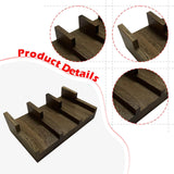 Maxbell Taco Holder Rustic Multifunctional Sushi Holder for Food Tabletop Restaurant 9cmx15cmx4.5cm