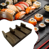 Maxbell Taco Holder Rustic Multifunctional Sushi Holder for Food Tabletop Restaurant 9cmx15cmx4.5cm