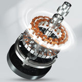 Maxbell Ceiling Fan with Light Modern Simple Dimmable for Kitchen Living Room Garage White