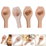 Maxbell Steamed Bun Maker Cooking Accessories Kitchen Utensil Wooden Moon Cake Mould Flower
