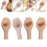 Maxbell Steamed Bun Maker Cooking Accessories Kitchen Utensil Wooden Moon Cake Mould Flower