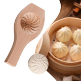Maxbell Steamed Bun Maker Cooking Accessories Kitchen Utensil Wooden Moon Cake Mould Flower
