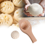 Maxbell Steamed Bun Maker Cooking Accessories Kitchen Utensil Wooden Moon Cake Mould Flower