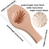 Maxbell Steamed Bun Maker Cooking Accessories Kitchen Utensil Wooden Moon Cake Mould Pumpkin