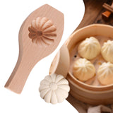 Maxbell Steamed Bun Maker Cooking Accessories Kitchen Utensil Wooden Moon Cake Mould Pumpkin