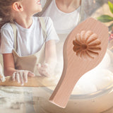 Maxbell Steamed Bun Maker Cooking Accessories Kitchen Utensil Wooden Moon Cake Mould Pumpkin