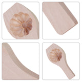 Maxbell Steamed Bun Maker Cooking Accessories Kitchen Utensil Wooden Moon Cake Mould Ten Petal