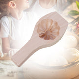 Maxbell Steamed Bun Maker Cooking Accessories Kitchen Utensil Wooden Moon Cake Mould Ten Petal