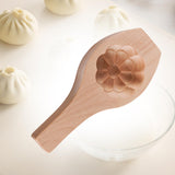 Maxbell Steamed Bun Maker Cooking Accessories Kitchen Utensil Wooden Moon Cake Mould Eight Petal