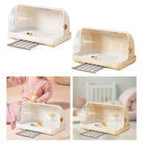 Maxbell Drying Rack Keeps Clean Simple with Cover for Home Cabinet Kitchen white