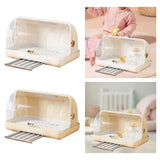 Maxbell Drying Rack Keeps Clean Simple with Cover for Home Cabinet Kitchen white
