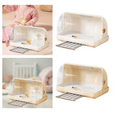 Maxbell Drying Rack Keeps Clean Simple with Cover for Home Cabinet Kitchen white